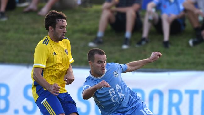 Gold Coast Premier League football Palm Beach vs. Broadbeach United from last season. (Photo/Steve Holland)