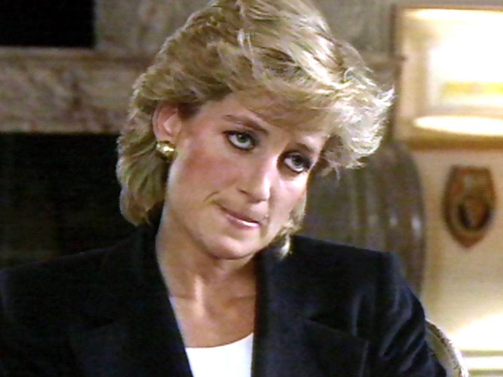 Diana, Princess of Wales during her infamous Panorama interview.