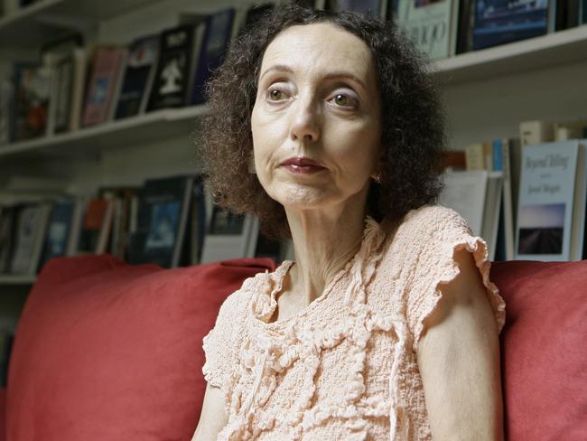 Author Joyce Carol Oates at her home in Princeton, New Jersey 13/07/2007. Picture: Ramson Photo/stuart