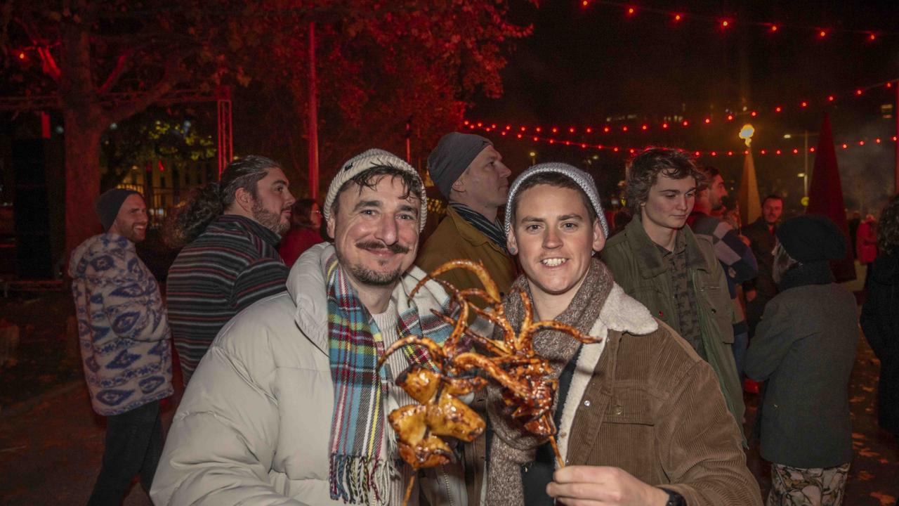 Andrew & Gemma at Winter Feast 2025 in Hobart. Picture: Caroline Tan