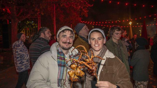Andrew & Gemma at Winter Feast 2025 in Hobart. Picture: Caroline Tan