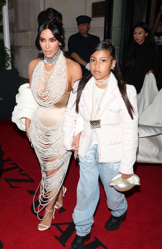 Kardashian has had North, seen together here in 2023, as her date to various events in recent years. Picture: MEGA/GC Images