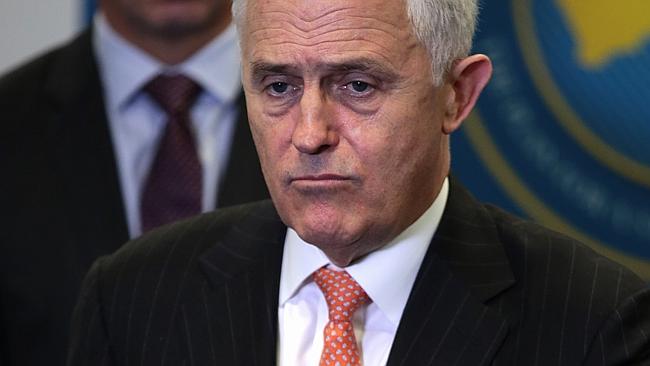 Flu-like symptoms are taking their toll on Malcolm Turnbull. Picture: Stefan Postles