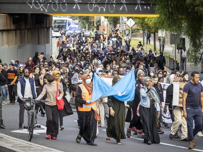 The shooting sparked protests and widespread community outrage. Picture: Jake Nowakowski