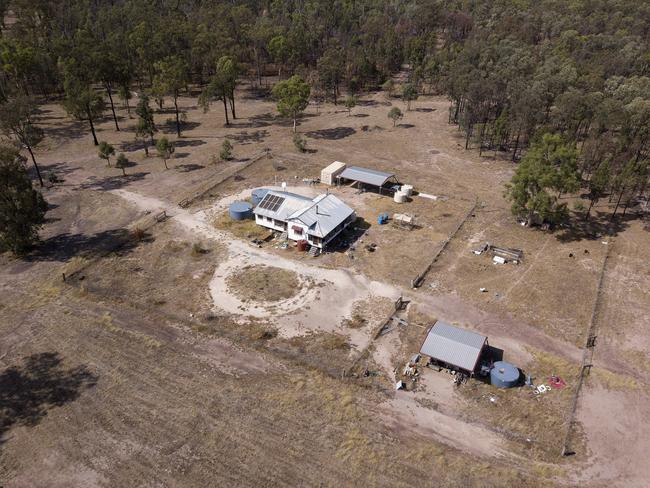 The bush block where the police massacre unfolded. Picture: Liam Kidston