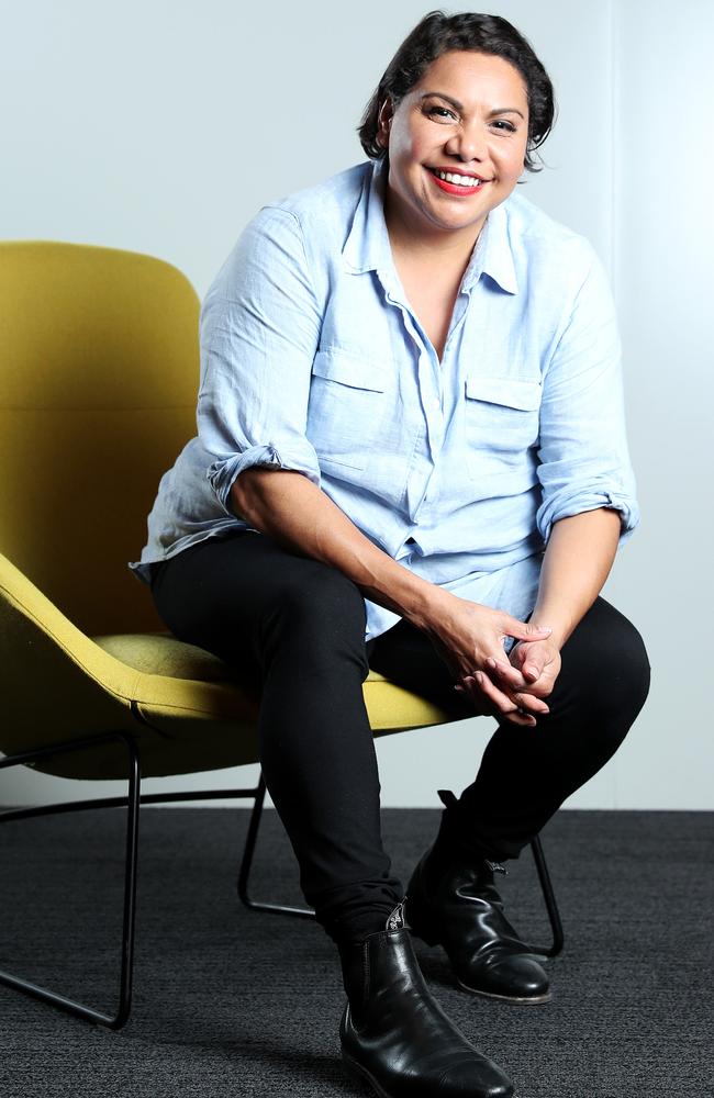 Deborah Mailman in Sydney for her starring role in political drama, Total Control. Picture: Tim Hunter.