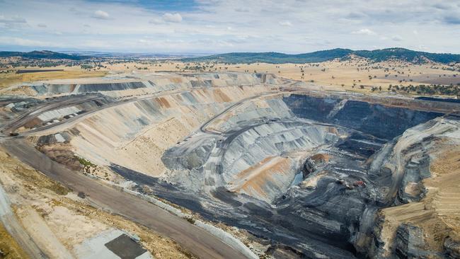 A Whitehaven open cut coal mine. Picture: Craig Greenhill