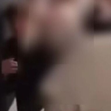 A still from a video reportedly showing a St Augustine's Brookvale teacher grabbing a student in May 2023. Picture: Supplied