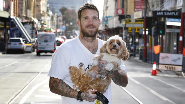 Former Magpies star Dane Swan expressed a community view that is simmering away. Picture: David Caird