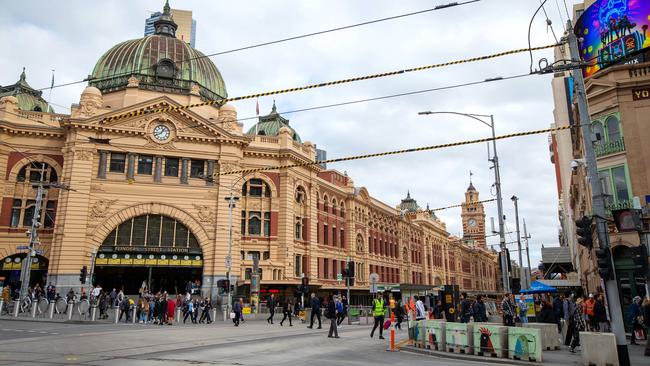 The facility will be across the road from Flinders St station. Picture: Mark Stewart