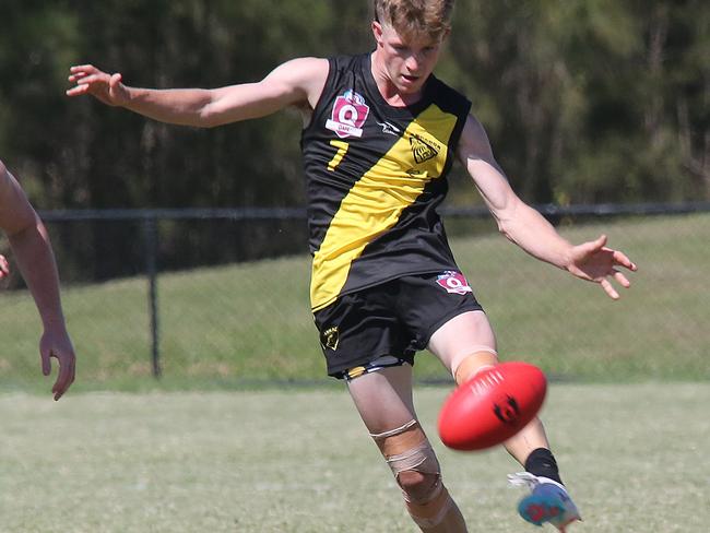 QAFL Colts, Labrador v Redland Victoria-Point.Labrador player No7 Cody DavisRedlands player NoPic Mike Batterham