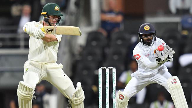 Marcus Harris scored more runs than any other Aussie batsman against India. Pic: AAP