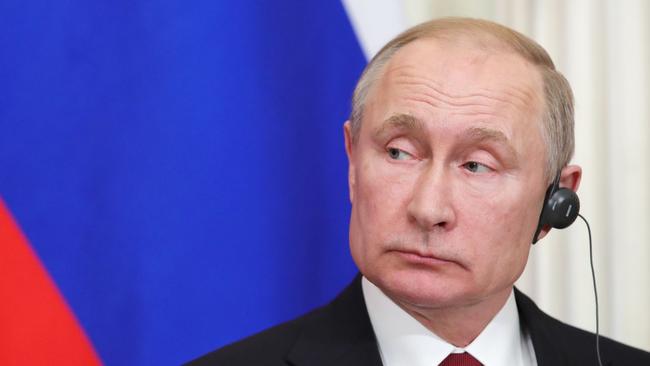 The missile announcement ‘strengthens Putin’s case for altering the constitutional bar on serving more than two successive presidential terms’. Picture: AFP