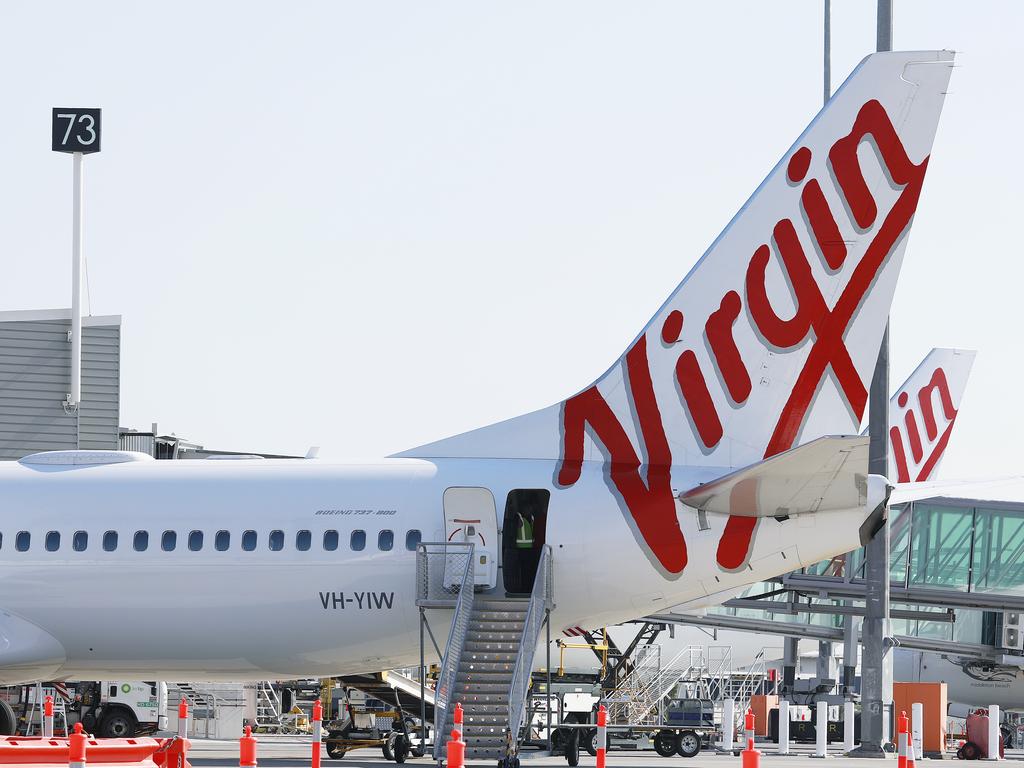 Virgin Australia will resume flights between major Australian cities from Friday. Picture: Claudia Baxter/AAP