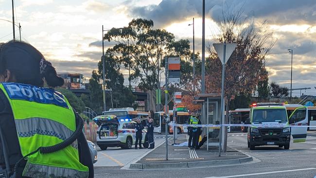 A teen was fatally stabbed at Sunshine station on Thursday afternoon. Picture: Tamara Jane Photography