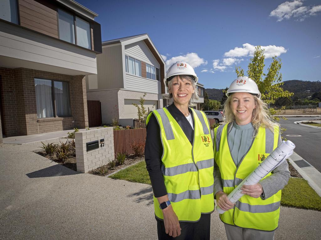 Traders in Purple development director Tasmania Jennifer Cooper and development manager Kristy White. Picture: Chris Kidd