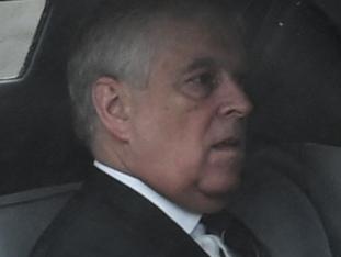 Britain's Prince Andrew, Duke of York travels from Buckingham Palace to Westminster Abbey in central London on May 6, 2023. - The set-piece coronation is the first in Britain in 70 years, and only the second in history to be televised. Charles will be the 40th reigning monarch to be crowned at the central London church since King William I in 1066. Outside the UK, he is also king of 14 other Commonwealth countries, including Australia, Canada and New Zealand. Camilla, his second wife, will be crowned queen alongside him and be known as Queen Camilla after the ceremony. (Photo by Oli SCARFF / AFP)