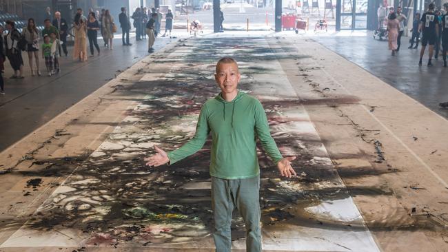 Chinese contemporary artist Cai Guo-Qiang. Picture: Jason Edwards