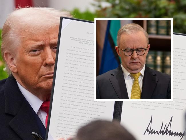 Donald Trump tariff signing image