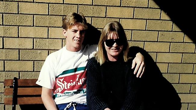 Pauline Sowry, also known by her married name of Pauline Lawrence, was 49-years old when she was last seen by her family in the northern suburbs of Wollongong in December 1993. Pictured is Pauline and her son Jason Lawrence. Picture: Supplied
