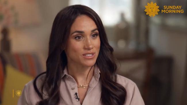 Meghan has spoken about the effect negative media reports had on her. Picture: CBS Sunday Morning