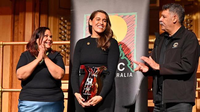 Letisha Ackland was selected as the Person of the Year at the NAIDOC SA Awards. Picture: Facebook