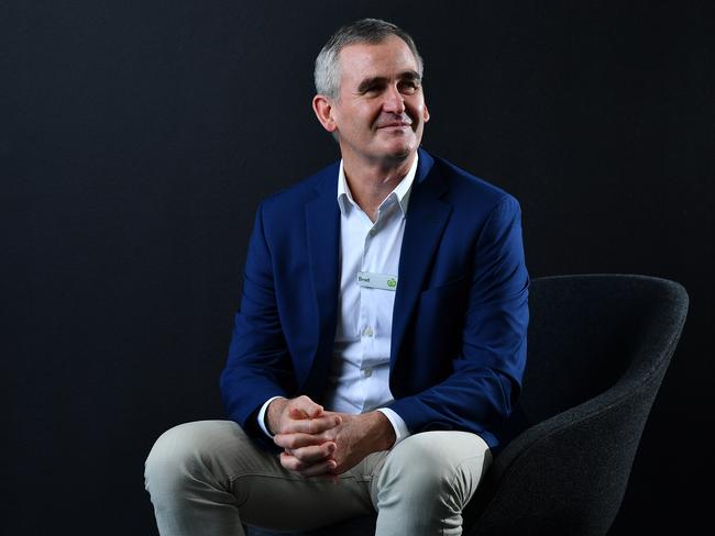 Managing Director and CEO of Woolworths Food Group Brad Banducci poses for a portrait at Woolworths HQ in Sydney, Wednesday, February 26, 2020. (AAP Image/Joel Carrett) NO ARCHIVING