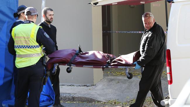 Mathew Hayne suffered multiple fractures and died at the scene. Picture: Richard Dobson