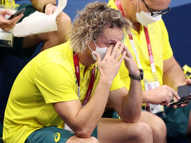 Dean Boxall admits his emotions got the better of him on the day. Picture: Davis Ramos/Getty Images