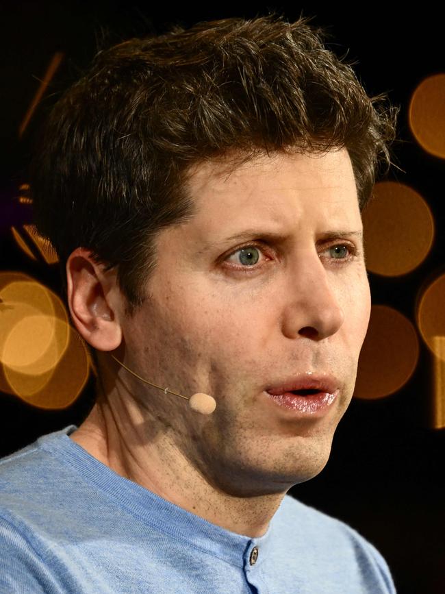 OpenAI chief executive Sam Altman. Picture: Patrick T. Fallon/AFP