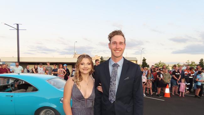 Students arriving at the Kingaroy State High School formal at Kingaroy Town Hall on November 11.