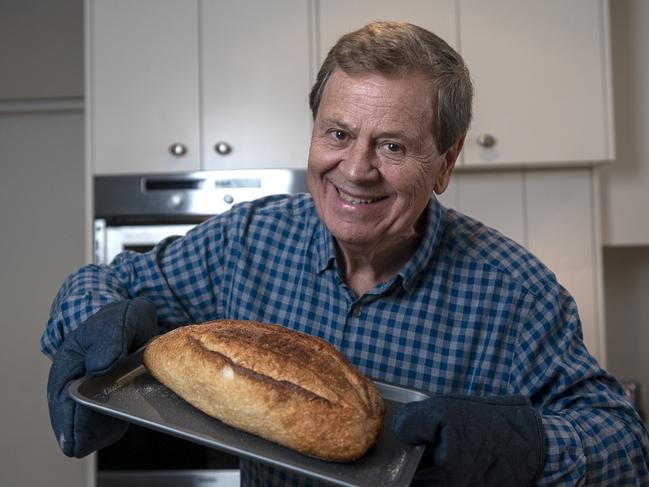 Don’t let the loaf fool you, Ray Martin says he has not jumped on to the COVID-19 baking bandwagon. Picture: Supplied