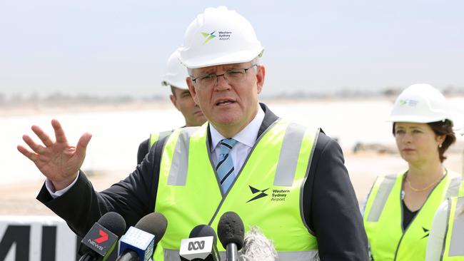 Prime Minister Scott Morrison has already been busy on the pre-election campaign trail. Picture: NCA NewsWire / Damian Shaw