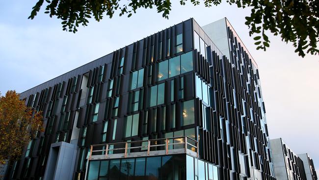 The new UTAS accommodation complex in Brisbane St. Picture: SAM ROSEWARNE