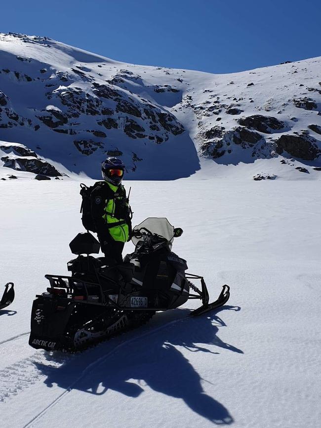 A member of the Alpine Operations Unit on a training exercise. Picture: Supplied