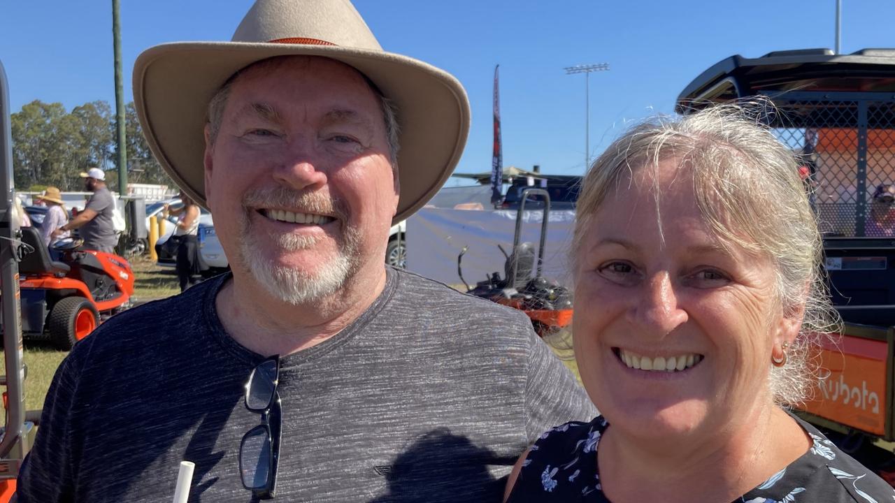 Lionel and Sharon Hester enjoy People's Day at the 2023 Gympie Show.