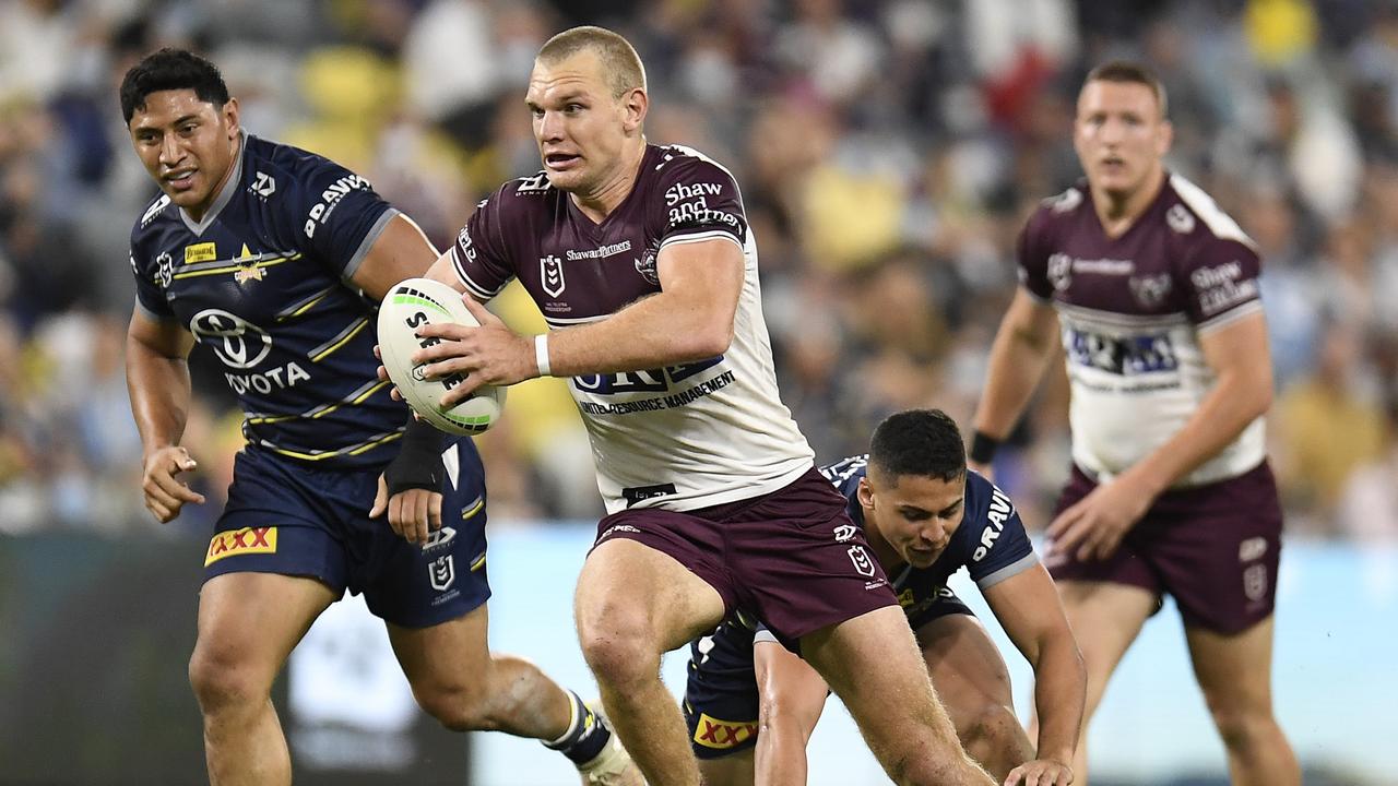 Tom Trbojevic’s stunning form has made the Sea Eagles must-see TV this season. Picture: Ian Hitchcock/Getty Images