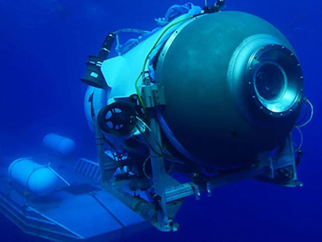 The Titan submersible went missing while on a trip to view the Titanic. Picture: AFP