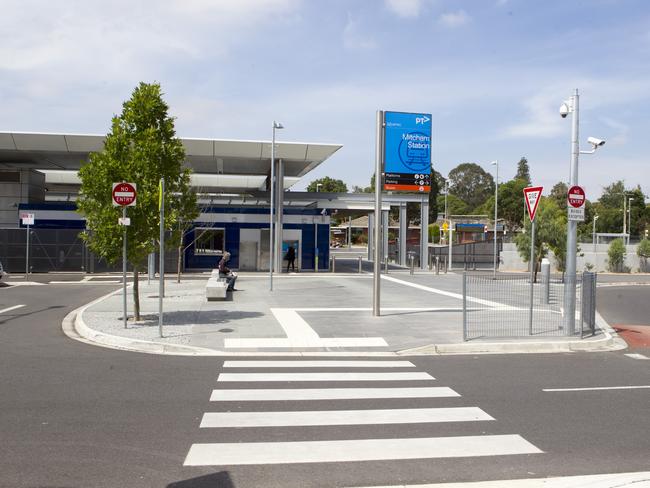 Mitcham train station has one of the largest train station carparks in Melbourne’s east. Picture: Richard Serong