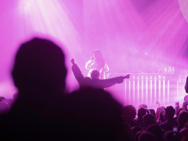 Mallrat plays at Dark Mofo's Night Mass at the Odeon Theatre. Picture: PATRICK GEE