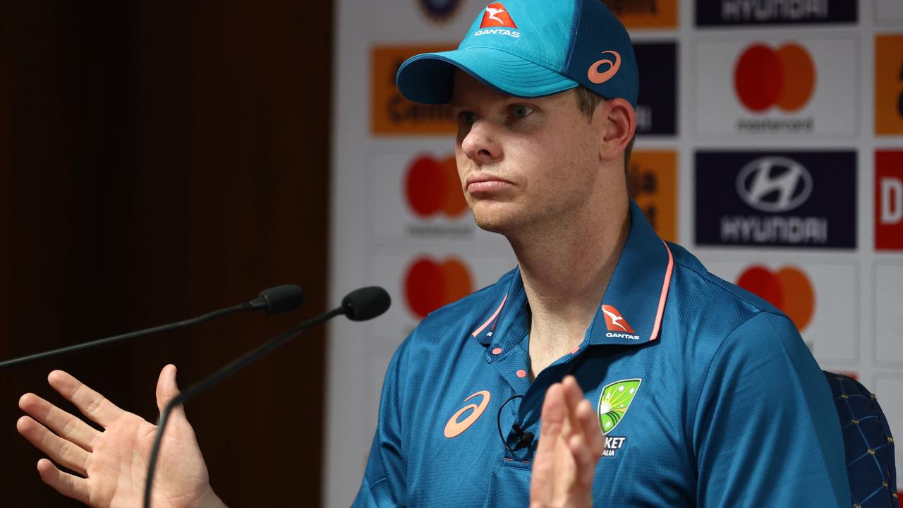 Steve Smith in Nagpur before the First Test. Photo by Robert Cianflone/Getty Images.