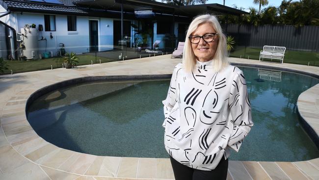 Denice Shepherd is selling her house at Mermaid Waters, which is one of the top suburbs for price growth. Photo: Glenn Hampson