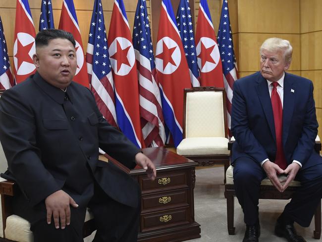 Kim Jong Un and US President Donald Trump. Picture: AP