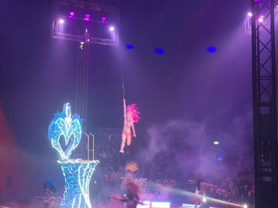 Circus Rio show on the Gold Coast on Wednesday night. Picture: Instagram