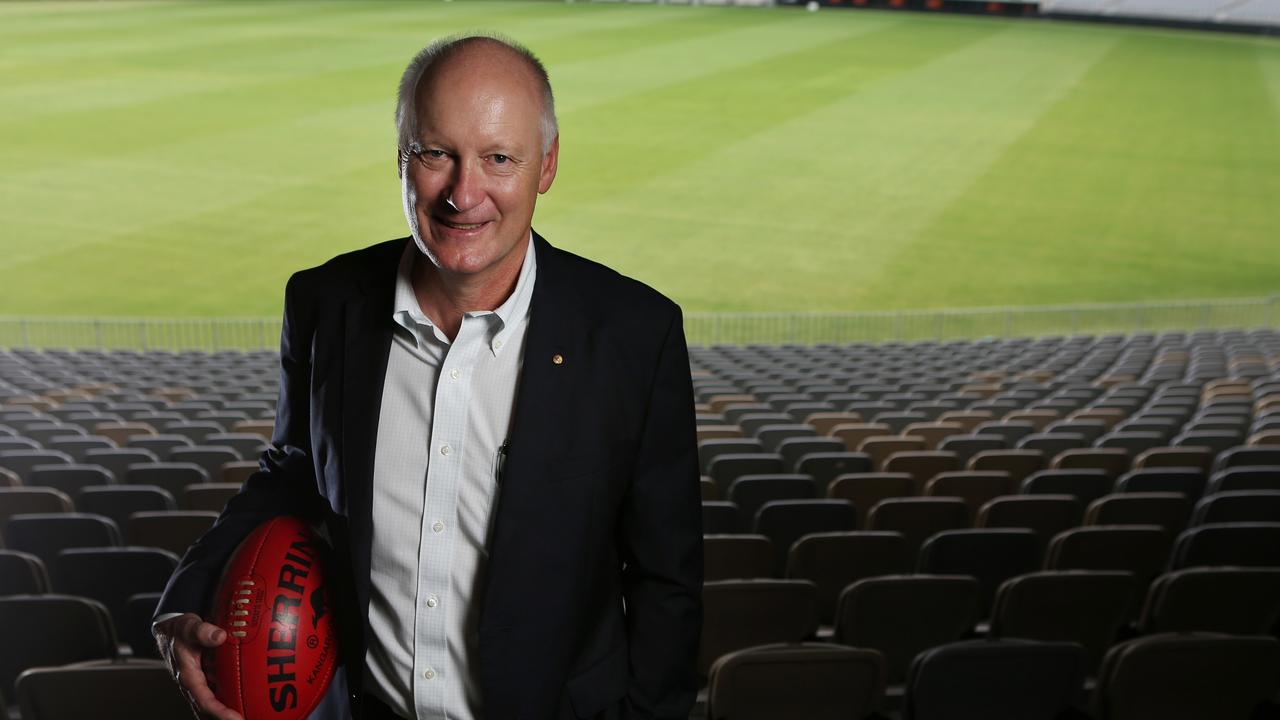  AFL chairman Richard Goyder at Perth’s Optus Stadium Picture: Daniel Wilkins