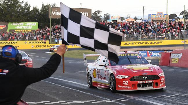 Slade will race with last year’s Bathurst winner Scott McLaughlin at this year’s event in October. Picture: AAP/Dan Himbrechts