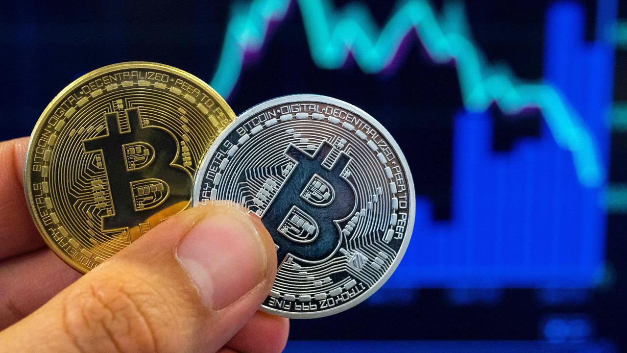 Bitcoin hit a record high overnight. Picture: Jack Guez / AFP