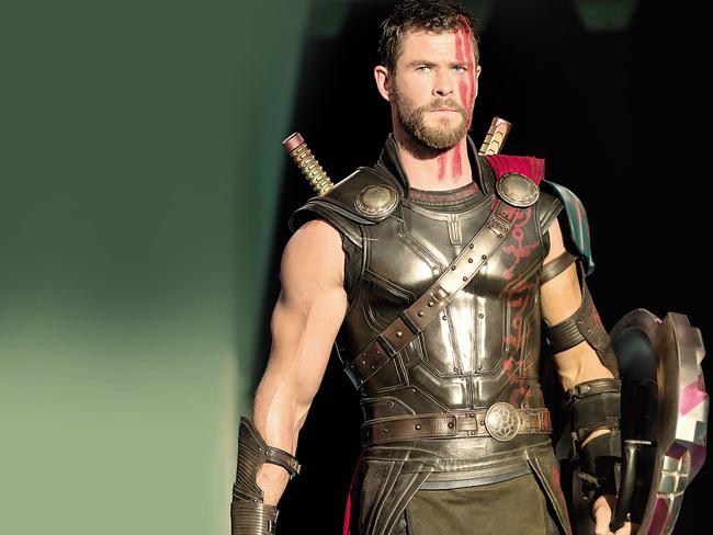 Chris Hemsworth in Marvel Studios’ Thor: Ragnarok. The actor is filming Thor: Love and Thunder in Sydney.