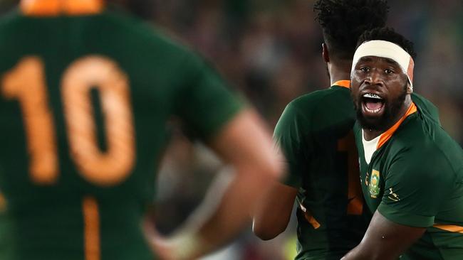 South Africa's flanker Siya Kolisi has been a transformative selection as captain Picture: AFP