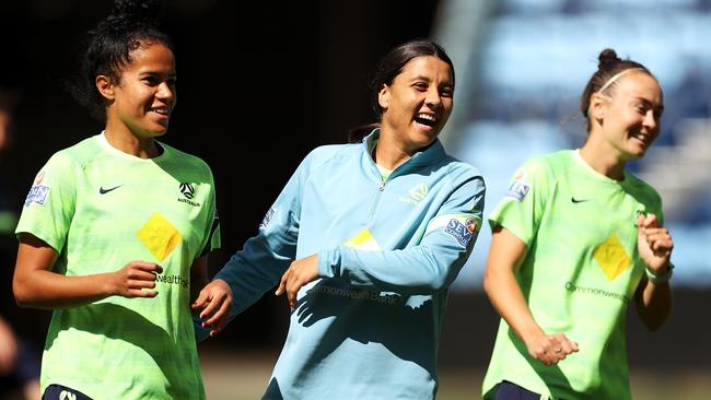 The Matildas’ will be heavily reliant on their attacking force. Picture: